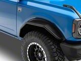 Barricade HD Tubular Fender Flares; Front (21-26 Bronco, Excluding Everglades, Heritage & Raptor)