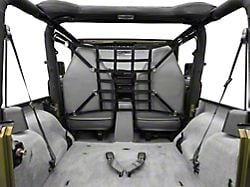 RedRock Pet Barrier Net; Black (92-06 Jeep Wrangler YJ & TJ)