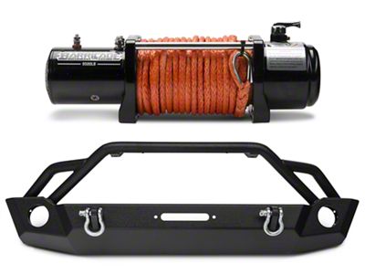 Barricade Extreme HD Front Bumper with 9,500 lb. Winch (07-18 Jeep Wrangler JK)