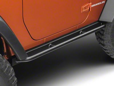 Barricade Enhanced Rubi Rails; Textured Black (07-18 Jeep Wrangler JK 2-Door)
