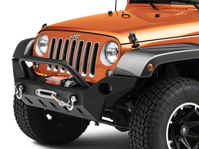 Barricade Extreme HD Full Width Front Bumper with LED Fog Lights (07-18 Jeep Wrangler JK)