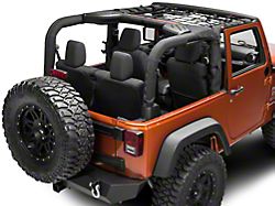 RedRock Front Overhead Net (07-18 Jeep Wrangler JK 2-Door)