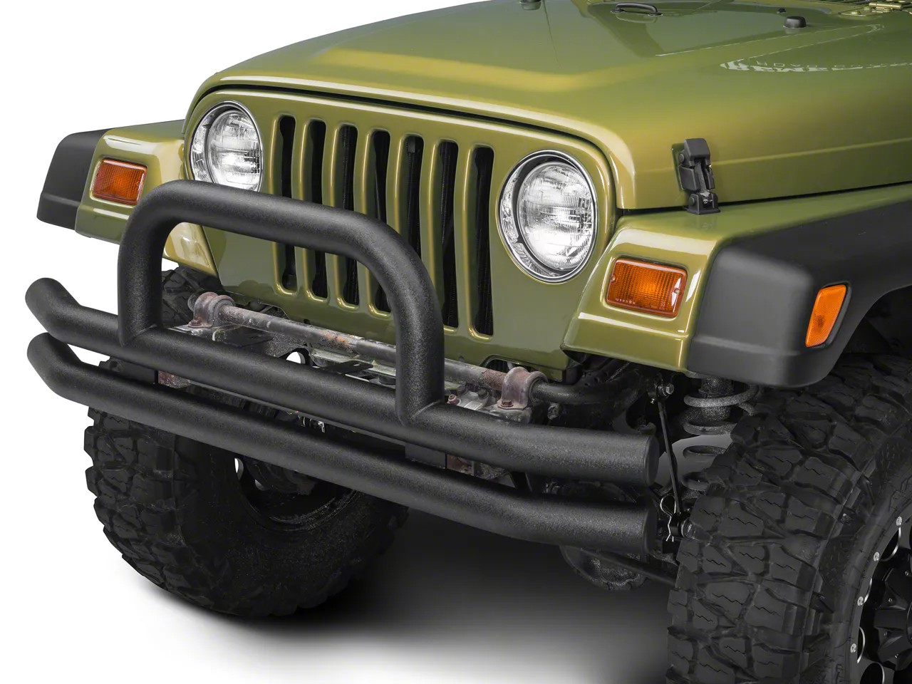 Barricade Jeep Wrangler Double Tubular Front Bumper with