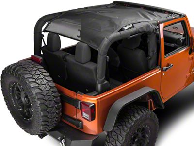 RedRock FullShade Mesh Top (07-18 Jeep Wrangler JK 2-Door)