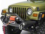 Barricade Trail Force HD Front Bumper with LED Lights (87-06 Jeep Wrangler YJ & TJ)