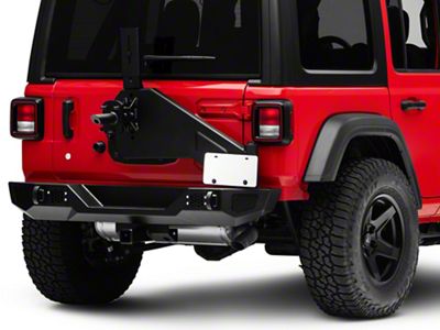 Barricade HD Rear Bumper with Tire Carrier (18-25 Jeep Wrangler JL)