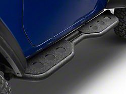 Barricade HD Rocker Steps; Textured Black (18-25 Jeep Wrangler JL 2-Door)