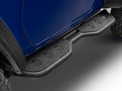 Barricade HD Rocker Steps; Textured Black (18-25 Jeep Wrangler JL 2-Door)