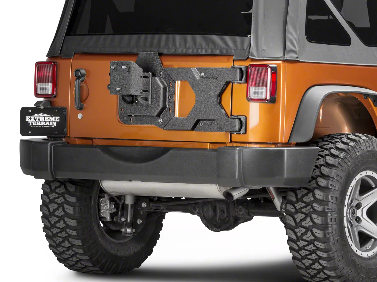 Jeep JK Tire Carriers for 2007 2018 Wrangler Best Prices at ExtremeTerrain