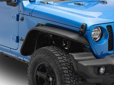Barricade Armor Fender Flares; Front (20-25 Jeep Gladiator JT)