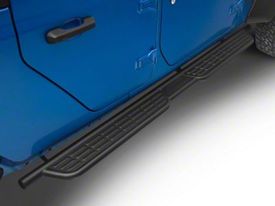 Barricade Formed HD Running Boards; Textured Black (20-25 Jeep Gladiator JT)