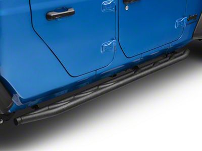 Barricade Rock Sliders; Textured Black (20-25 Jeep Gladiator JT)