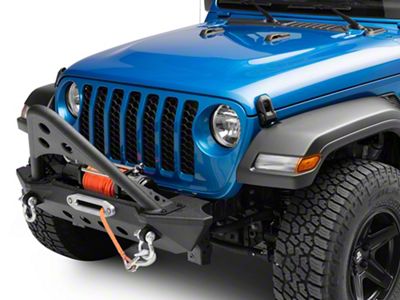 Barricade Stubby Winch Front Bumper with Stinger Bar (20-25 Jeep Gladiator JT)