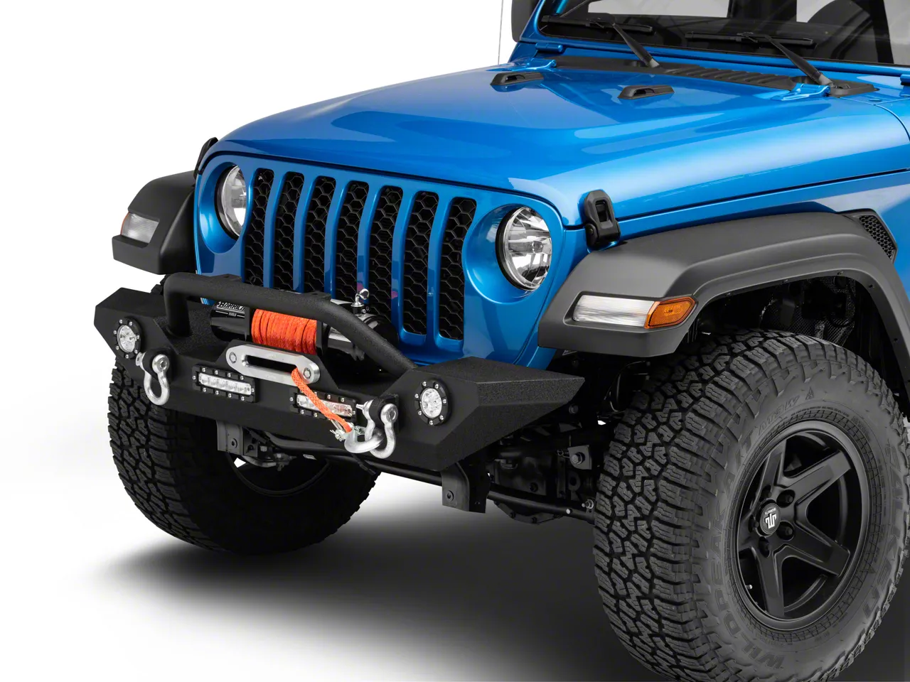 ワールドテックウォリアー　レネゲード RedRock Jeep Gladiator Avenger Winch Front Bumper JG1303 (20