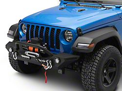 Barricade Trail Force HD Front Bumper with LED Lights and 9,500 lb. Winch (20-26 Jeep Gladiator JT)