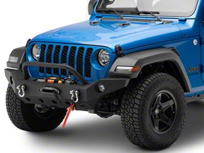 Barricade Trail Force HD Full Width Front Bumper with 9,500 lb. Winch (20-25 Jeep Gladiator JT)