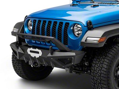 Barricade X-Series Front Bumper; Black Inserts (20-25 Jeep Gladiator JT)
