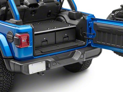 Barricade Adventure Series Double Drawer Cargo Storage System; Fixed Drawer Top (07-25 Jeep Wrangler JK & JK)