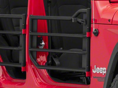 Barricade Tubular Adventure Doors; Front (18-25 Jeep Wrangler JL)