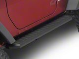 Barricade Incline HD Running Boards; Textured Black (07-18 Jeep Wrangler JK 2-Door)