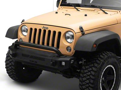 Barricade HD3 Stubby Front Bumper with LED Fog Lights (07-18 Jeep Wrangler JK)