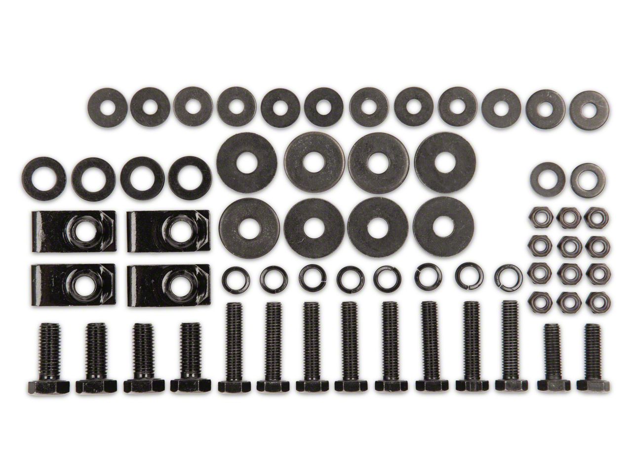RedRock Jeep Wrangler Replacement Side Armor Hardware Kit