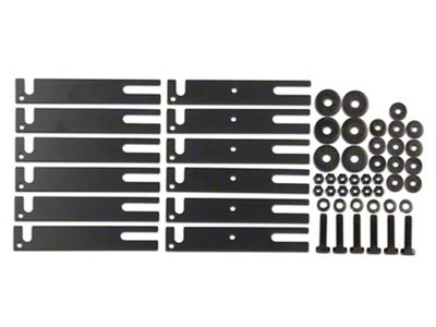 Barricade Replacement Rubi Rail Hardware Kit for J123335-JL Only (18-25 Jeep Wrangler JL 4-Door)