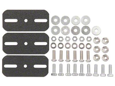 Barricade Replacement Running Board Hardware Kit for J130925-JL Only (18-25 Jeep Wrangler JL 2-Door)