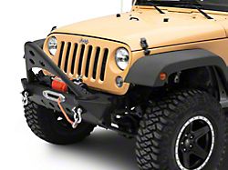 Barricade Stubby Winch Front Bumper with Stinger Bar (07-18 Jeep Wrangler JK)