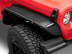 Barricade Tubular Fender Flares with LED DRL and Marker Lights (18-25 Jeep Wrangler JL)