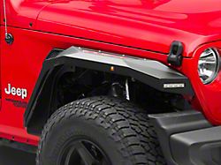 Barricade X-Series Fender Flares; Rear; Red Inserts (18-25 Jeep Wrangler JL)