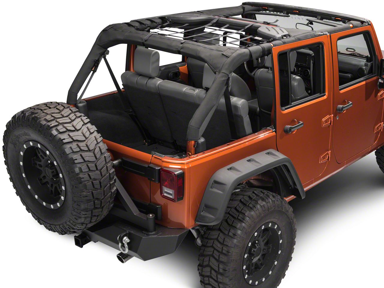 RedRock Jeep Wrangler Rear Overhead Net J101200 (07-18 Jeep