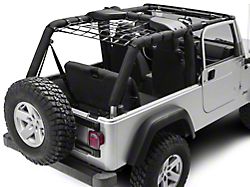 RedRock Rear Overhead Net (04-06 Jeep Wrangler TJ Unlimited)