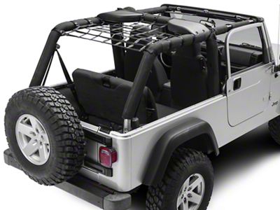 RedRock Rear Overhead Net (04-06 Jeep Wrangler TJ Unlimited)