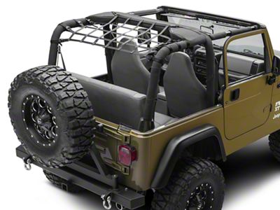 RedRock Rear Overhead Net (92-06 Jeep Wrangler YJ & TJ)