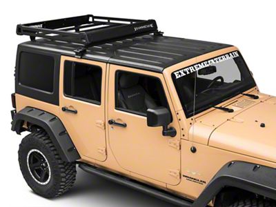 Barricade Removable Hard Top Roof Basket (07-18 Jeep Wrangler JK)