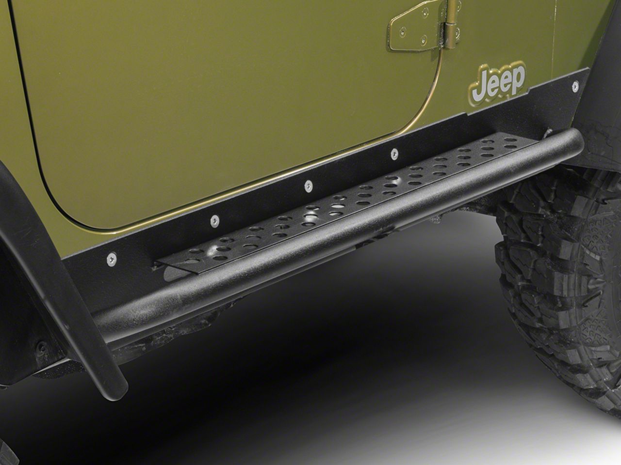 Barricade Jeep Wrangler Rocker Guards J100293 (97-06 Jeep