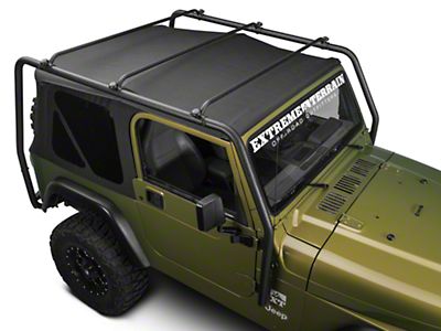Barricade Jeep Wrangler Roof Rack; Textured Black J100172 (97-06