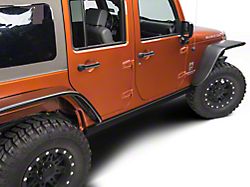 Barricade Rubi Rails; Textured Black (07-18 Jeep Wrangler JK 4-Door)
