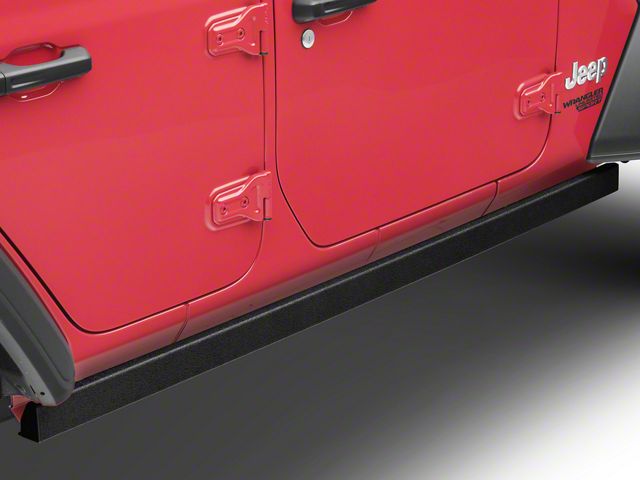 Barricade Jeep Wrangler Rubi Rails; Textured Black J123335-JL (18-26 ...