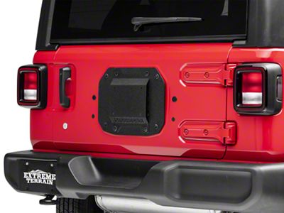 Barricade Spare Tire Delete with License Plate Mount (18-25 Jeep Wrangler JL, Excluding 4xe)