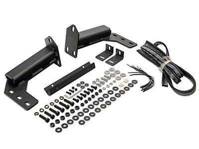 Rear Bumper End Caps + Outer Extension Bracket Set For 2016-2023 Toyota Tacoma – With Park Assist Cutouts