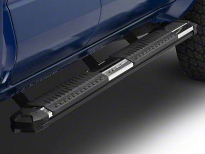 Barricade Saber 5-Inch Side Step Bars; 304 Stainless (24-25 Tacoma Double Cab)