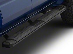 Barricade Saber 5-Inch Side Step Bars; Fine Textured Black (24-26 Tacoma Double Cab)