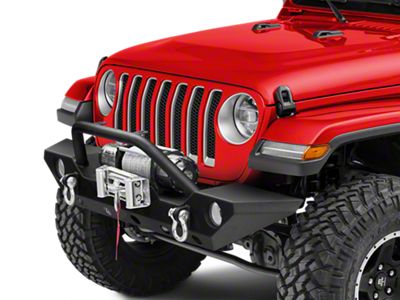 Barricade Trail Force HD Front Bumper with 9,500 lb. Winch (18-25 Jeep Wrangler JL)