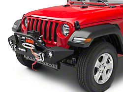 Barricade Trail Force HD Front Bumper with LED Lights and 9,500 lb. Winch (18-24 Jeep Wrangler JL)