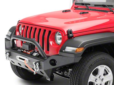 Barricade Trail Force HD Full Width Front Bumper with 9,500 lb. Winch (18-25 Jeep Wrangler JL)