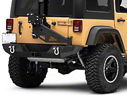 Barricade Trail Force HD Rear Bumper with E-Z Open Tire Carrier (07-18 Jeep Wrangler JK)