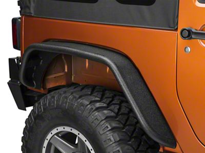 Barricade Tubular Fender Flares; Rear (07-18 Jeep Wrangler JK)