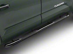 Barricade 3-Inch Side Step Bars; Black (22-25 Tundra CrewMax)